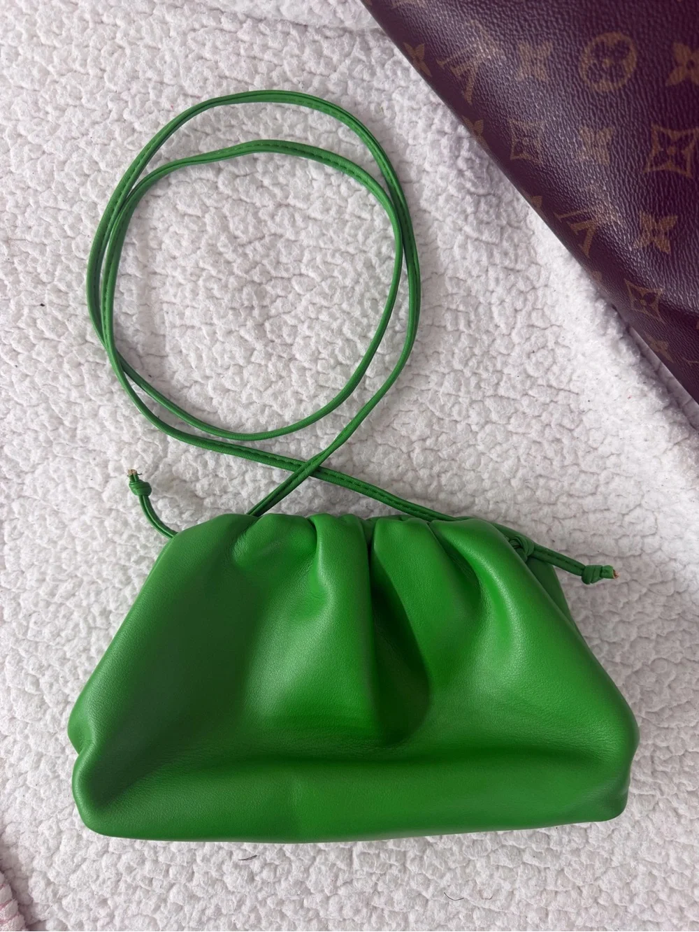 BOTTEGA VENETA Butter Calfskin The Pouch Parakeet